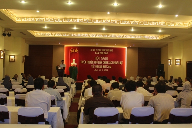 Thua Thien Hue province: A conference held for dissemination of laws on religion